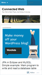 Mobile Screenshot of connectedweb.wordpress.com