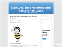 Tablet Screenshot of beeinlove.wordpress.com