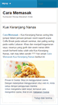 Mobile Screenshot of caramemasak.wordpress.com