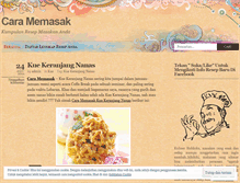 Tablet Screenshot of caramemasak.wordpress.com