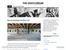 Tablet Screenshot of gentlebear.wordpress.com