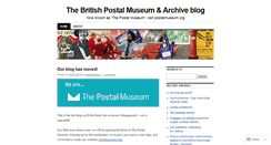 Desktop Screenshot of postalheritage.wordpress.com