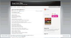 Desktop Screenshot of kangcarno.wordpress.com