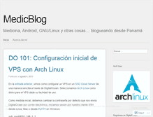 Tablet Screenshot of medicblogreloaded.wordpress.com