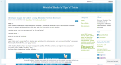 Desktop Screenshot of hacksntips.wordpress.com