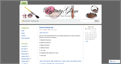 Desktop Screenshot of beautyglam.wordpress.com