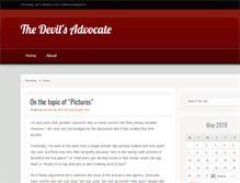 Tablet Screenshot of deviladv.wordpress.com