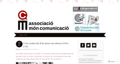 Desktop Screenshot of amoncomunicacio.wordpress.com