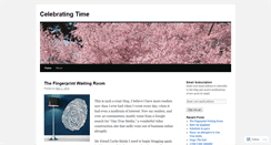 Desktop Screenshot of celebratingtime.wordpress.com