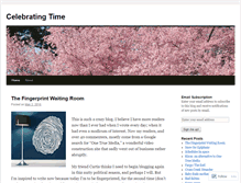 Tablet Screenshot of celebratingtime.wordpress.com