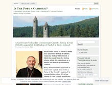 Tablet Screenshot of isthepopeacatholic.wordpress.com