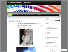 Tablet Screenshot of coeducandoenlapalma.wordpress.com