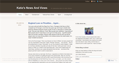 Desktop Screenshot of katiesnewsandviews.wordpress.com