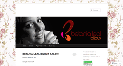 Desktop Screenshot of betanialealbijoux.wordpress.com