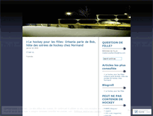 Tablet Screenshot of lehockeypourlesfilles.wordpress.com