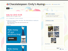 Tablet Screenshot of chocolatespoon.wordpress.com