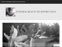 Tablet Screenshot of jeffreypaulbeauty.wordpress.com