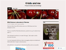 Tablet Screenshot of cherrymumof6.wordpress.com