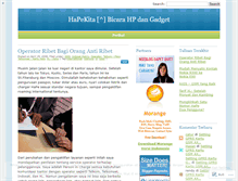 Tablet Screenshot of hapekita.wordpress.com