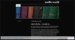 Desktop Screenshot of maffup.wordpress.com