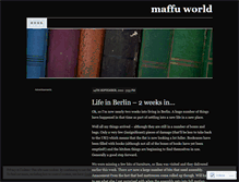 Tablet Screenshot of maffup.wordpress.com