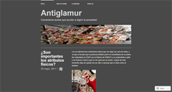 Desktop Screenshot of antiglamur.wordpress.com
