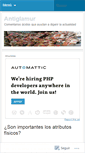 Mobile Screenshot of antiglamur.wordpress.com