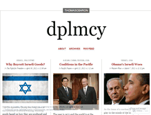 Tablet Screenshot of dplmcy.wordpress.com