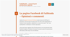 Desktop Screenshot of faistrada.wordpress.com