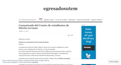 Desktop Screenshot of egresadosutem.wordpress.com