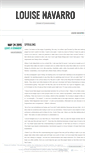 Mobile Screenshot of louisenavarro.wordpress.com