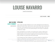 Tablet Screenshot of louisenavarro.wordpress.com