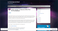 Desktop Screenshot of leconciergedubrasil.wordpress.com