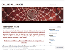 Tablet Screenshot of jihadis1.wordpress.com