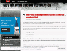 Tablet Screenshot of bristolpassfha.wordpress.com