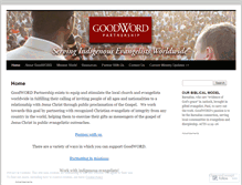 Tablet Screenshot of goodwordsite.wordpress.com