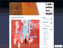 Tablet Screenshot of iamprincesshijab.wordpress.com