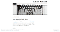 Desktop Screenshot of emustich.wordpress.com