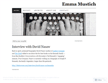 Tablet Screenshot of emustich.wordpress.com