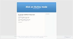 Desktop Screenshot of mlsk.wordpress.com