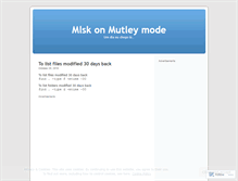 Tablet Screenshot of mlsk.wordpress.com