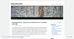 Desktop Screenshot of hypnoleicester.wordpress.com