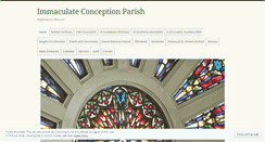 Desktop Screenshot of icparish.wordpress.com