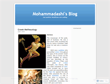 Tablet Screenshot of mohammadashi.wordpress.com