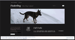 Desktop Screenshot of finderdog.wordpress.com