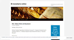 Desktop Screenshot of elmonetario.wordpress.com