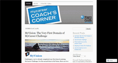 Desktop Screenshot of nccoachscorner.wordpress.com