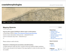 Tablet Screenshot of coastalmorphologies.wordpress.com