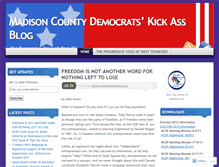 Tablet Screenshot of democratsofmadisoncounty.wordpress.com