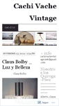 Mobile Screenshot of cachivachevintage.wordpress.com